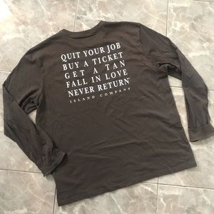 🆕 Island Company Long Sleeves - Quit Your Job